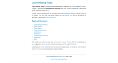 Desktop Screenshot of learndatalogtoday.org