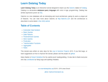 Tablet Screenshot of learndatalogtoday.org